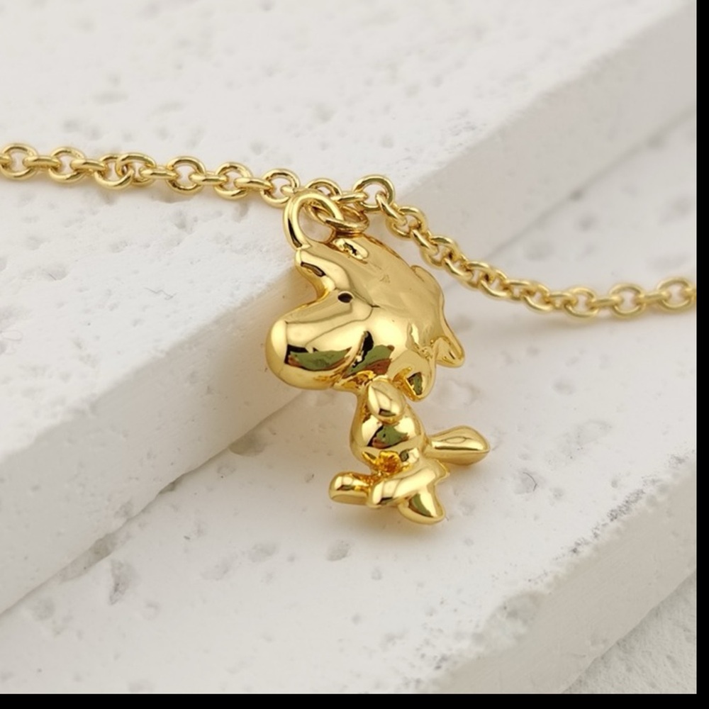Coach X Peanuts Snoopy And Woodstock Long Necklace - Picture 9 of 9